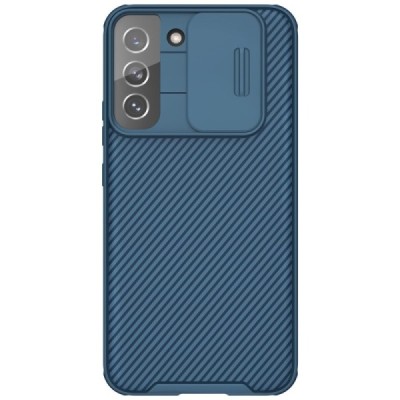 Samsung Galaxy S22 5G (SM-S901X) „Nillkin“ CamShield Pro mėlynas dėklas, nugarėlė su kameros apsauga | Priedai.lt