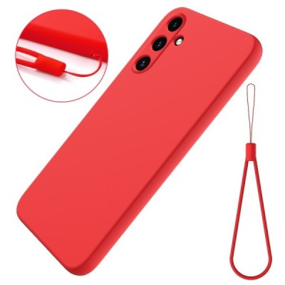 Samsung Galaxy A35 5G (SM-A356E) Shell kieto silikono (TPU) dėklas raudonas - nugarėlė | Priedai.lt