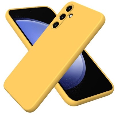 Samsung Galaxy A35 5G (SM-A356E) Shell kieto silikono (TPU) dėklas geltonas - nugarėlė | Priedai.lt