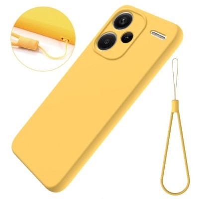 Xiaomi Redmi Note 13 Pro+ 5G Shell kieto silikono (TPU) dėklas geltonas - nugarėlė | Priedai.lt