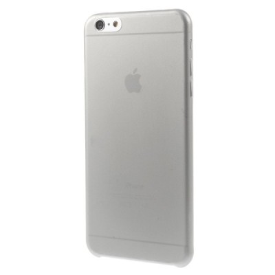 Ploniausias pasaulyje plastikinis skaidrus Apple iPhone 6 (6s) pilkas dėklas - nugarėlė / Priedai.lt