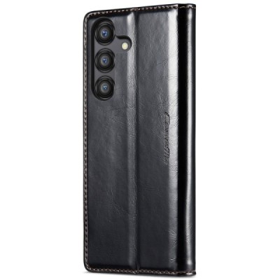 Samsung Galaxy A55 5G (SM-A556) CaseMe Leather tahke nahk kaaned - must | Priedai.lt