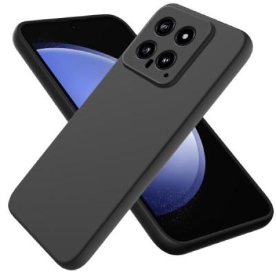 Xiaomi 14 Shell kõva silikoon (TPU) tagakaane must - ümbris | Priedai.lt