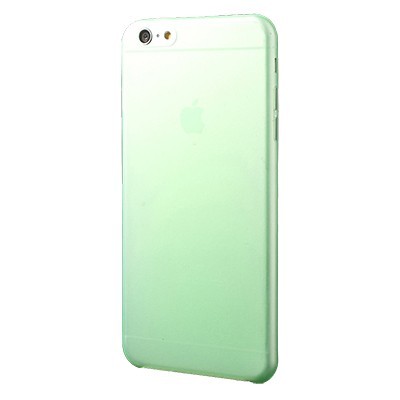 Ploniausias pasaulyje plastikinis skaidrus Apple iPhone 6 Plus (6s Plus) žalias dėklas - nugarėlė / Priedai.lt