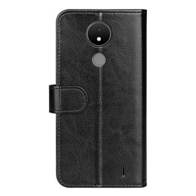 Nokia C21 klapitav must nahkkott - rahakott | Priedai.lt
