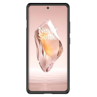 Sustiprintos apsaugos „Kickstand“ OnePlus 12R (Ace 3) juodas kieto silikono (TPU) ir plastiko dėklas | Priedai.lt