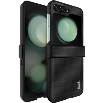 Samsung Galaxy Flip7 FE / Flip6 Imak Fiber must plastikust korpus - taga | Priedai.lt