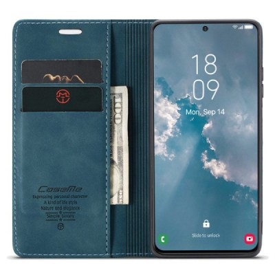 Samsung Galaxy S24 (SM-S921) CaseMe Retro tahke nahk kaaned - roheline | Priedai.lt