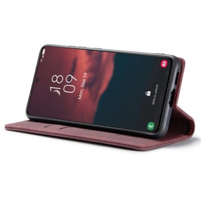 Samsung Galaxy S24+ (SM-S926) CaseMe Retro tahke nahk kaaned - burgundia | Priedai.lt