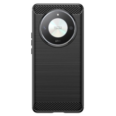 Huawei Honor Magic 6 Lite (Honor X9b) "Carbon" kõva silikoon (TPU) tagakaane must - ümbris | Priedai.lt