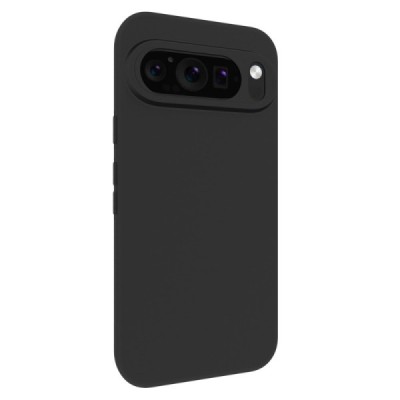 Google Pixel 9 Pro XL kõva silikoon (TPU) tagakaane must - ümbris | Priedai.lt