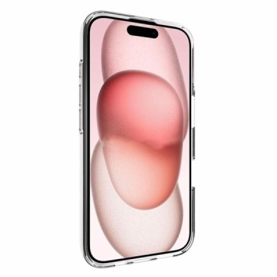 Apple iPhone 16 kõva silikoon (TPU) tagakaane läbipaistev - ümbris | Priedai.lt