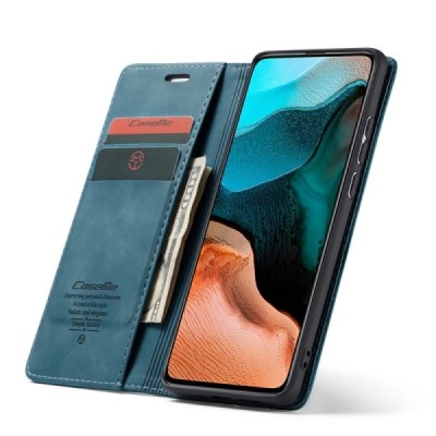Xiaomi Poco F2 Pro CaseMe Retro tahke nahk kaaned - roheline | Priedai.lt