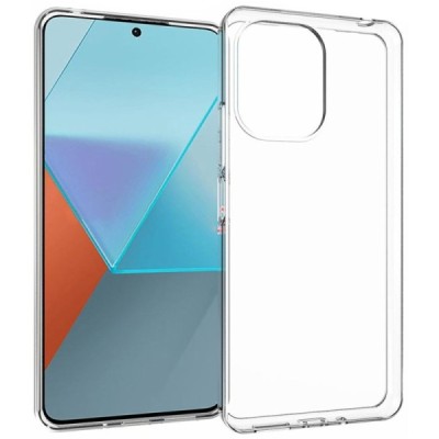 Xiaomi Redmi 13C, 13R 5G, Poco C65 4G, Poco M6 5G kõva silikoon (TPU) tagakaane läbipaistev - ümbris | Priedai.lt