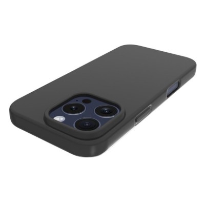 Apple iPhone 16 Pro kõva silikoon (TPU) tagakaane must - ümbris | Priedai.lt