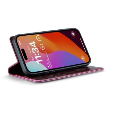Apple iPhone 16 Pro CaseMe Leather tahke nahk kaaned - burgundia | Priedai.lt