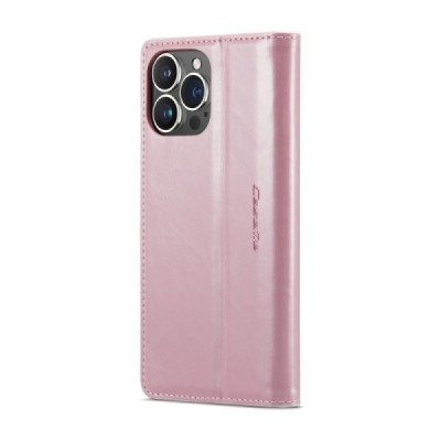 Apple iPhone 16 Pro CaseMe Leather tahke nahk kaaned - roosa | Priedai.lt