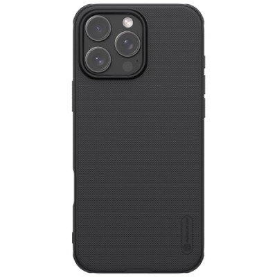 Apple iPhone 16 Pro Max "Nillkin" Frosted Shield Pro Magnetic must korpus, taga | Priedai.lt