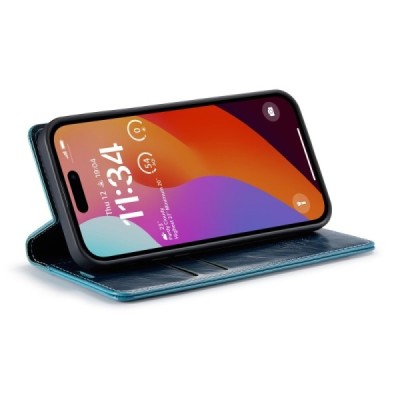 Apple iPhone 16 Plus CaseMe Leather tahke nahk kaaned - sinine | Priedai.lt