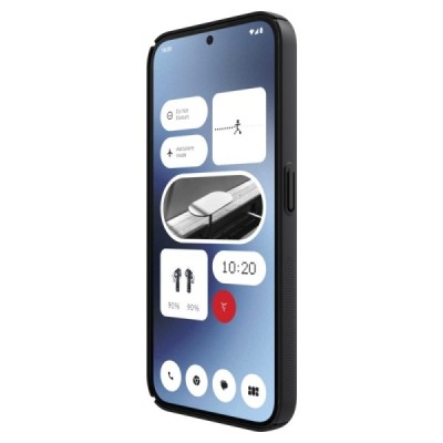 Nillkin Frosted Shield Nothing Phone 2a (2a Plus) juodas plastikinis dėklas | Priedai.lt