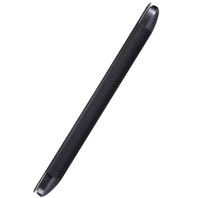 Samsung Galaxy Note 4 N910 juodas odinis atverčiamas Nillkin Fresh dėklas / Priedai.lt