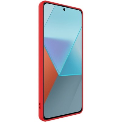 Xiaomi Redmi Note 13 Pro 5G (Poco X6 5G) „Imak“ kieto silikono TPU raudonas dėklas - nugarėlė | Priedai.lt