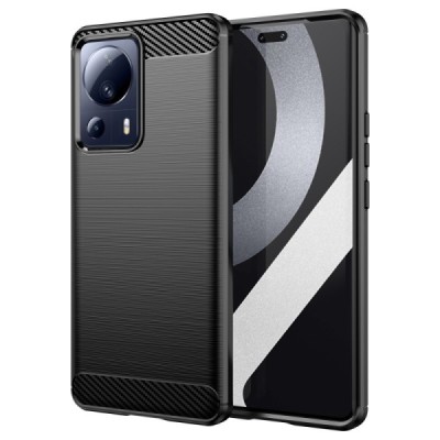 Xiaomi Lite 13 "Carbon" kõva silikoon (TPU) tagakaane must - ümbris | Priedai.lt