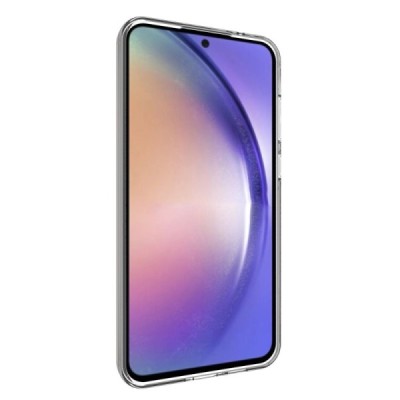 Samsung Galaxy A55 5G (SM-A556) kõva silikoon (TPU) tagakaane läbipaistev - ümbris | Priedai.lt