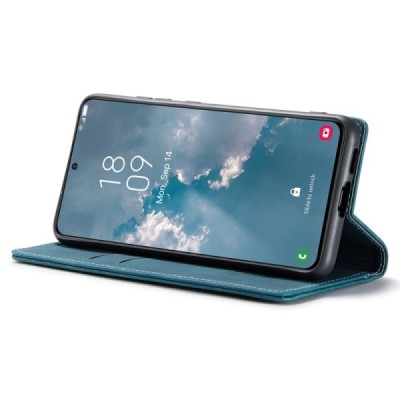Samsung Galaxy S24 (SM-S921) CaseMe Retro tahke nahk kaaned - roheline | Priedai.lt