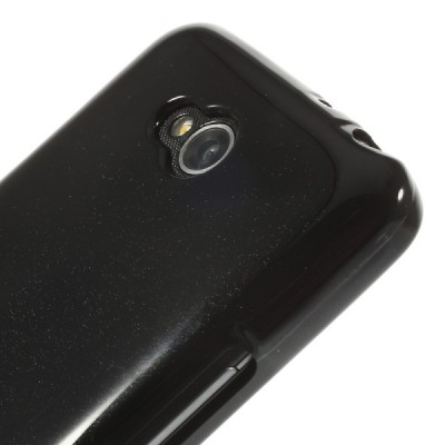 LG L70 D320 juodas Mercury kieto silikono (TPU) dėklas / Priedai.lt