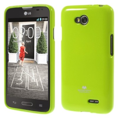LG L70 (D320) žalias Mercury kieto silikono (TPU) dėklas / Priedai.lt