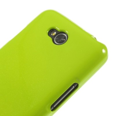 LG L70 (D320) žalias Mercury kieto silikono (TPU) dėklas / Priedai.lt