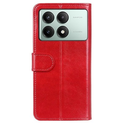 Xiaomi Poco X6 Pro 5G (K70E) nahk punane kaaned - rahakott | Priedai.lt