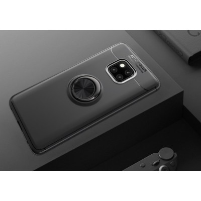 Huawei Mate 20 Pro "FOCUS" Kickstand Kõva silikoon (TPU) must kaaned | Priedai.lt