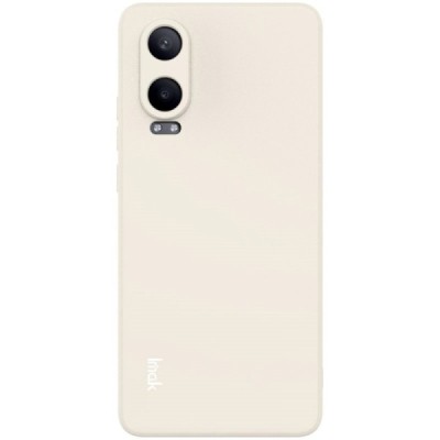 OnePlus Nord CE4 Lite 5G "Imak" kõvast silikoonist TPU beež ümbris - taga | Priedai.lt