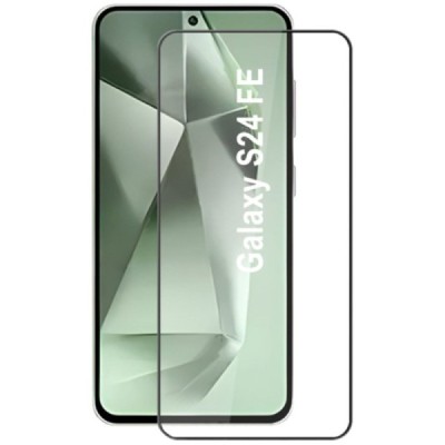Samsung Galaxy S24 FE "Mocolo" 2.5D 9H Tempered Glass tugevdatud kaitse must täiskattega kaitseklaas 0,26 mm | Priedai.lt