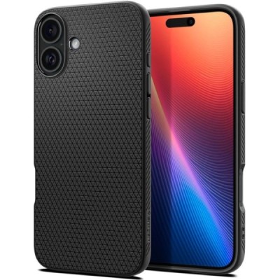 "Spigen" Liquid Air Apple iPhone 16 must kaaned - ümbris | Priedai.lt