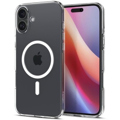 "Spigen" Liquid Crystal MagFit Apple iPhone 16 läbipaistev kaaned - ümbris | Priedai.lt