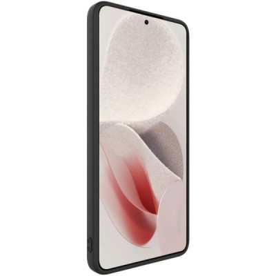 Xiaomi 14T "Imak" kõvast silikoonist TPU must ümbris - taga | Priedai.lt