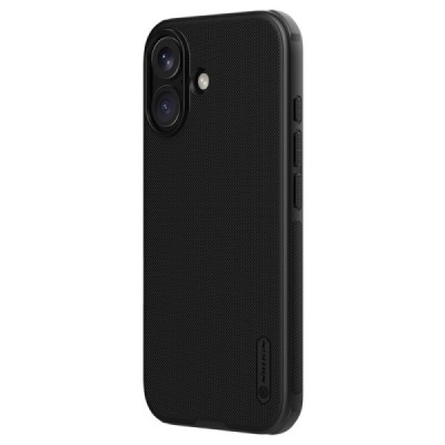 Apple iPhone 16 "Nillkin" Frosted Shield Pro Magnetic must korpus, taga | Priedai.lt