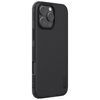 Apple iPhone 16 Pro "Nillkin" Frosted Shield Pro Magnetic must korpus, taga | Priedai.lt