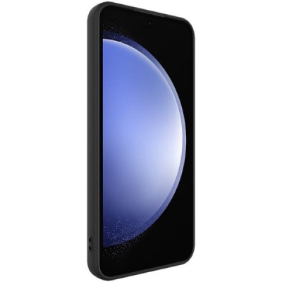 Samsung Galaxy S24 FE "Imak" kõvast silikoonist TPU must ümbris - taga | Priedai.lt