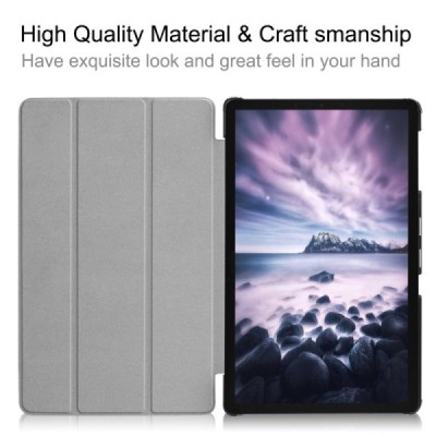 Samsung Galaxy Tab A 10.5 2018 (T590,T595) nahk sinine kaaned | Priedai.lt