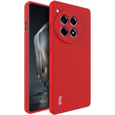 OnePlus 12R / Ace 3 "Imak" kõvast silikoonist TPU punane ümbris - taga | Priedai.lt