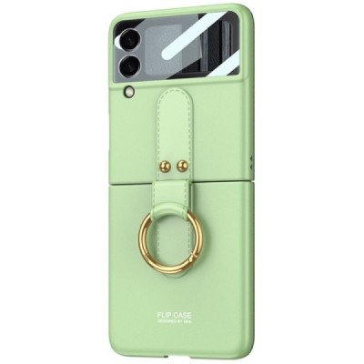 Samsung Galaxy Z Flip4 (F721) "GKK" Ring plastikust ümbris- roheline | Priedai.lt