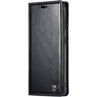 Apple iPhone 16 CaseMe Leather tahke nahk kaaned - must | Priedai.lt