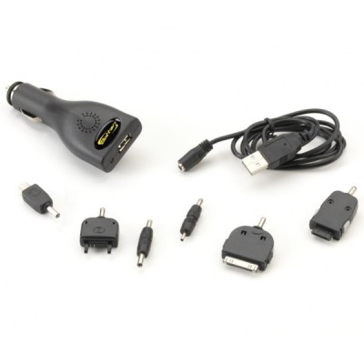 „Bottari“ Charger +6 universalus automobilinis įkroviklis su 6 keičiamais antgaliais / Priedai.lt