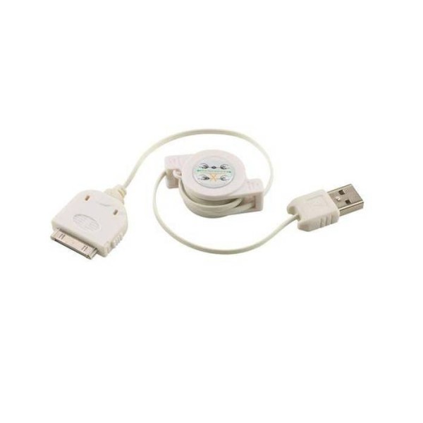 „Bottari“ Prolunga USB laidas - baltas (0,80 m.)