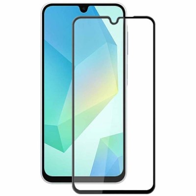 Samsung Galaxy A16 "Mocolo" 2.5D 9H Tempered Glass tugevdatud kaitse must täiskattega kaitseklaas 0,26 mm | Priedai.lt