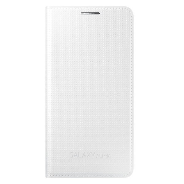 „Samsung“ Flip Cover tahke kaaned - valge (Galaxy Alpha)